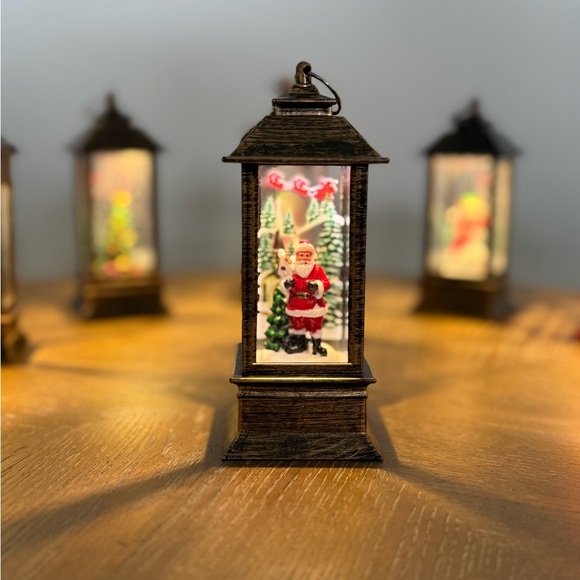 Other - Christmas LED Santa Lantern | Mini Holiday Decor Night Light